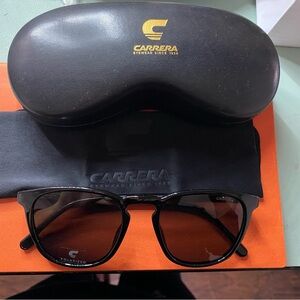 Carrera Polarized Black Sunglasses with Case